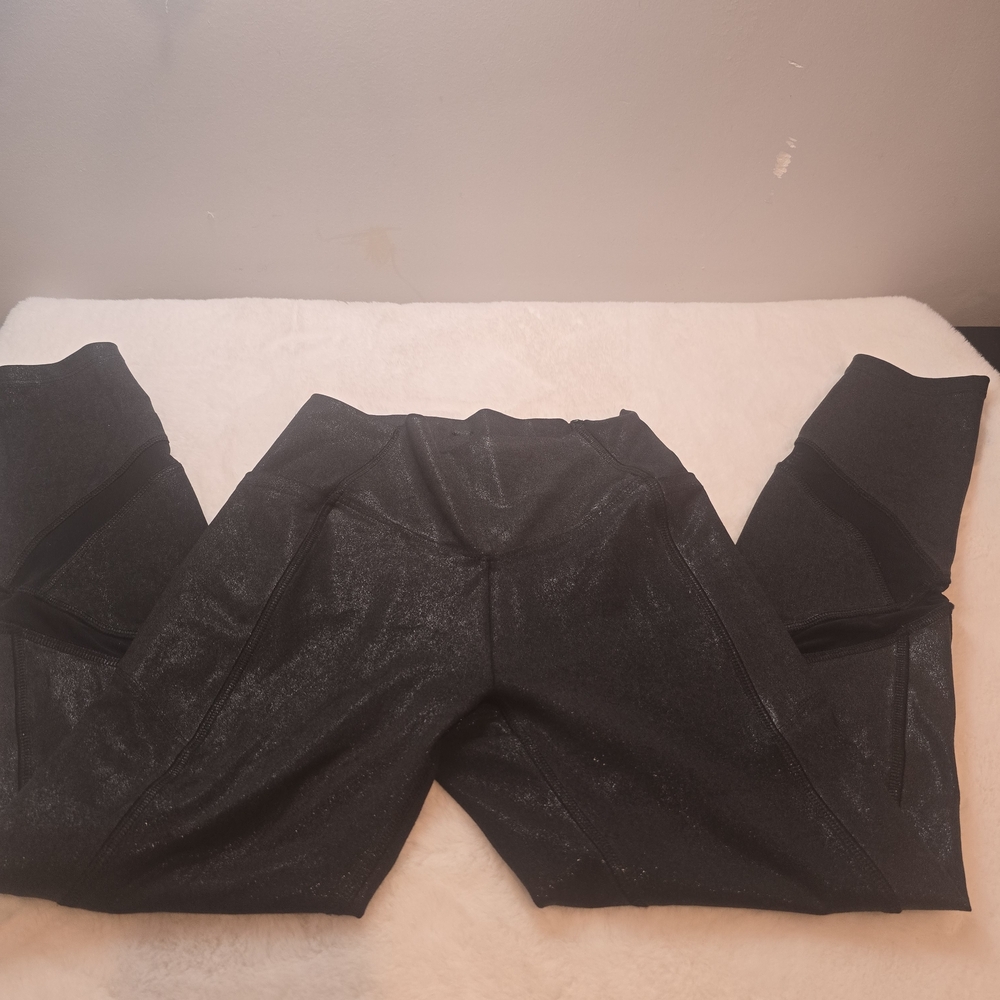Victoria's Secret Black Shimmer Leggings